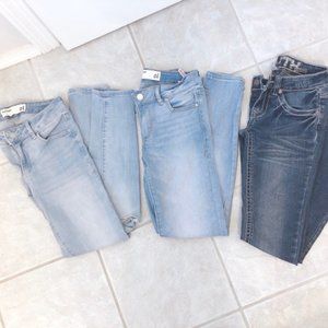 3 Pairs of Jeans Bundle (Size 01)